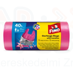 Fino Premium Köthető füles szemeteszsák 40 L/ 20 db Illatosított